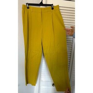 Massimo Dutti Pleated Straight Leg Ankle Dress Pants Size 10